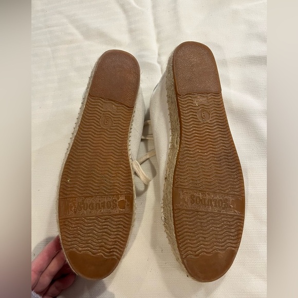 ANTHROPOLOGIE Soludos Canvas Espadrille Sneakers IN WHITE - Picture 7 of 7